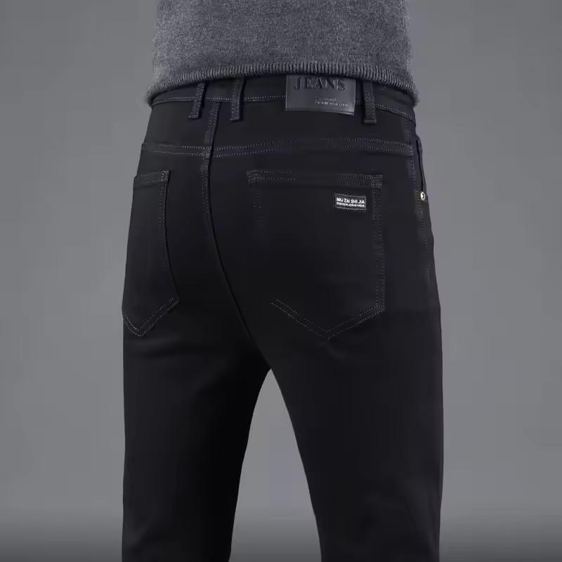 Spring Men's Casual Solid Color Straight Pants