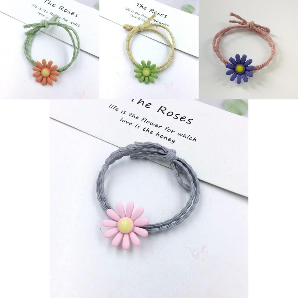Beautiful Ins Women Daisy Hair Rope Headband With High-elastic Korean Rubber Band