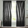 Zebra Svartvita Ränder Närbild Chiffong Skira Gardiner för Vardagsrum Sovrum Dekor Fönster Voile Tyllgardin Draperier