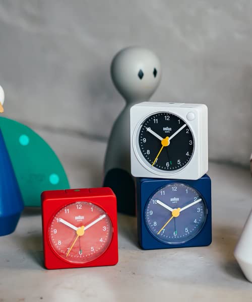 Braun Vekkerklokke, Bordklokke, Blå, BC02BL, Offisielt importert fra Tyskland