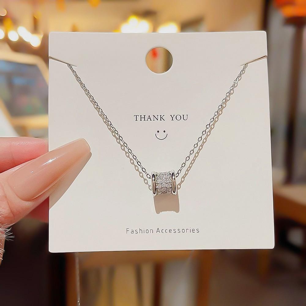 Exquisite Ruyi Safety Lock Necklace Accessories Women's Summer New Popular Light Luxury Niche Neck Chain Design Clavicle Chain