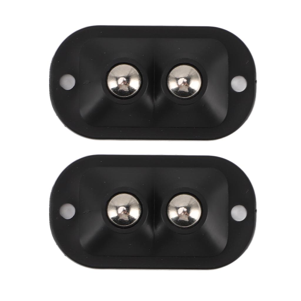 12pcs   Caster Wheels Self Adhesive Double Bead Labor Saving Quietly Moving 360 Degree Rotation   Pulley for Kitchen Appliances Furniture