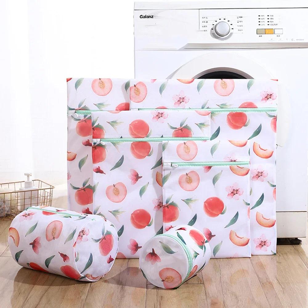 New 6PCS Laundry Bag Dirty Underwear Bra Machine Folding Mesh Bag Clothing Care Protection Washing Net Filter Mesh Laundry Pouch