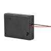 6V Power Supply Case for 4 3A Batteries Featuring Switcher Control and Secure Spring Contacts