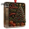 Unique Money Present for Holiday Decoration Christmas Cash Gift Ornament, Acrylic Holder Cash, Funny Decorative Party Xmas Tree Hanging Tree, Supplies