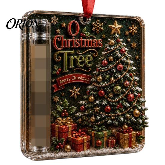 Unique Money Present for Holiday Decoration Christmas Cash Gift Ornament, Acrylic Holder Cash, Funny Decorative Party Xmas Tree Hanging Tree, Supplies