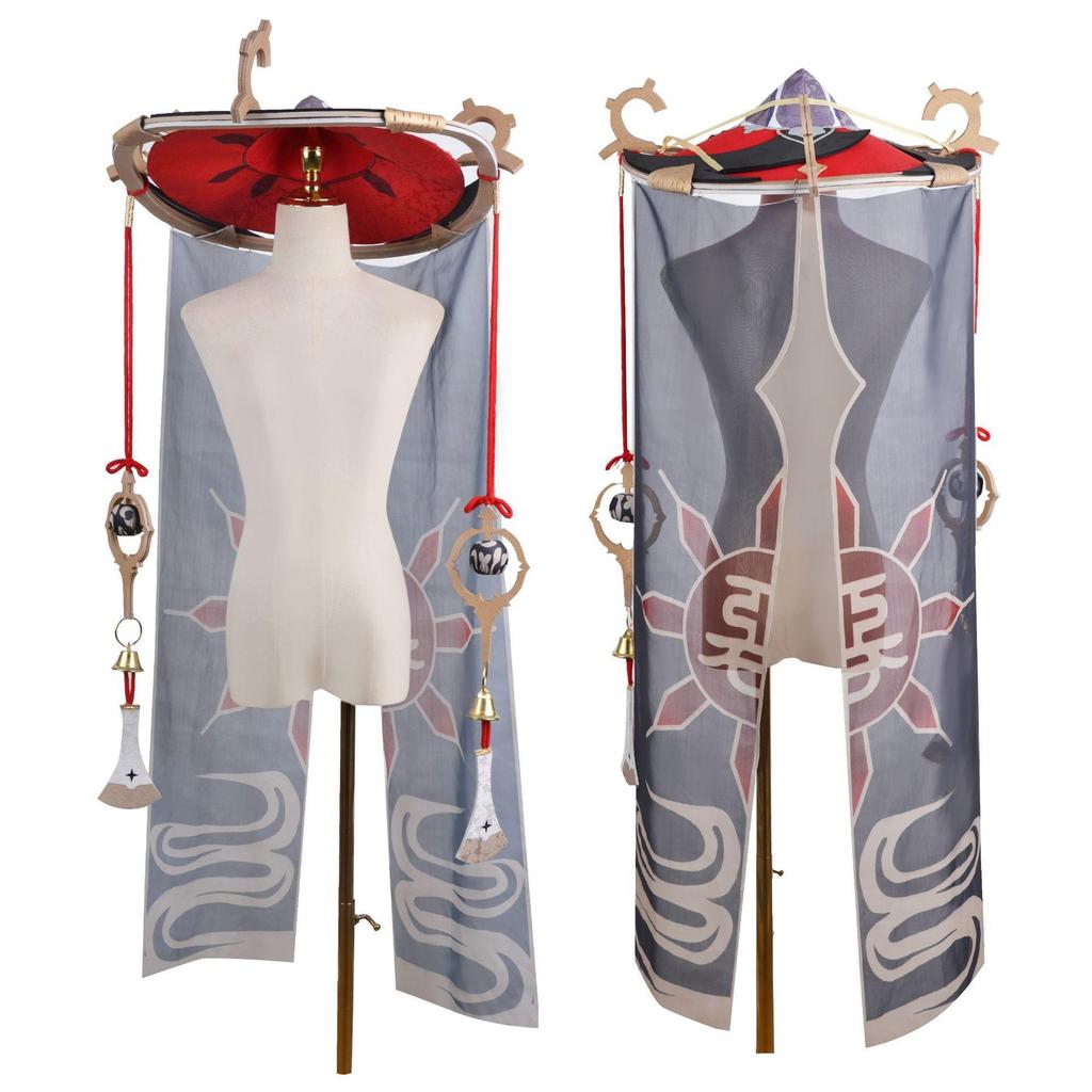Genshin Impact Cosplay Costumes: Thunder Element Kuni Kunisaki & Wind Element Wanderer Scaramouche Anime Outfits