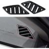 Carbon Fiber Dashboard Upper Side Air Vent Cover Trim Accessories for Mitsubishi Outlander 2022-2026