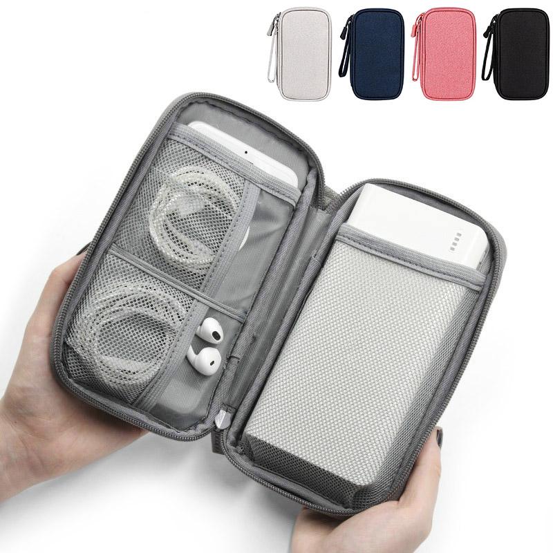 Portable Bag Organizer Wires Charger Digital Usb Gadget Power Bank Bag Gadgets Cables Wires Organizer Travel Accessories