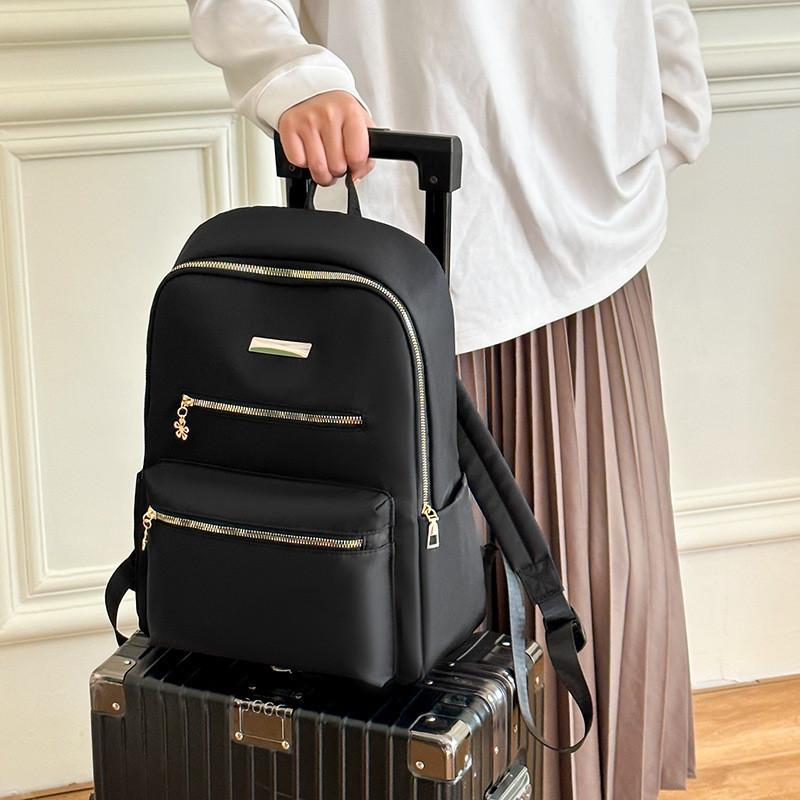 

IELGY Рюкзак большой вместимости, Универсальный черный рюкзак из ткани Оксфорд чёрный