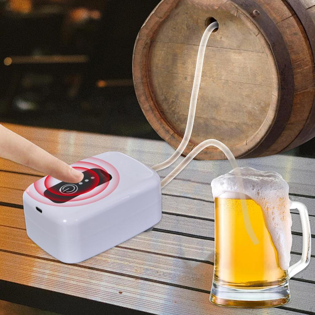 Pivo Sifonové čerpadlo, Elektrické čerpadlo na přenos vína s vypouštěcí hadicí, Samonasávací
