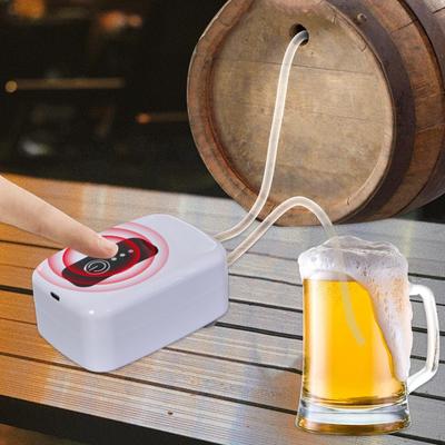 Brew Siphon Pump, Electric Wine Tube Transfer Pump with Drain Hose, Self