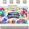 2D Kids Bright Confetti Birthday Party Photo Booth Banner