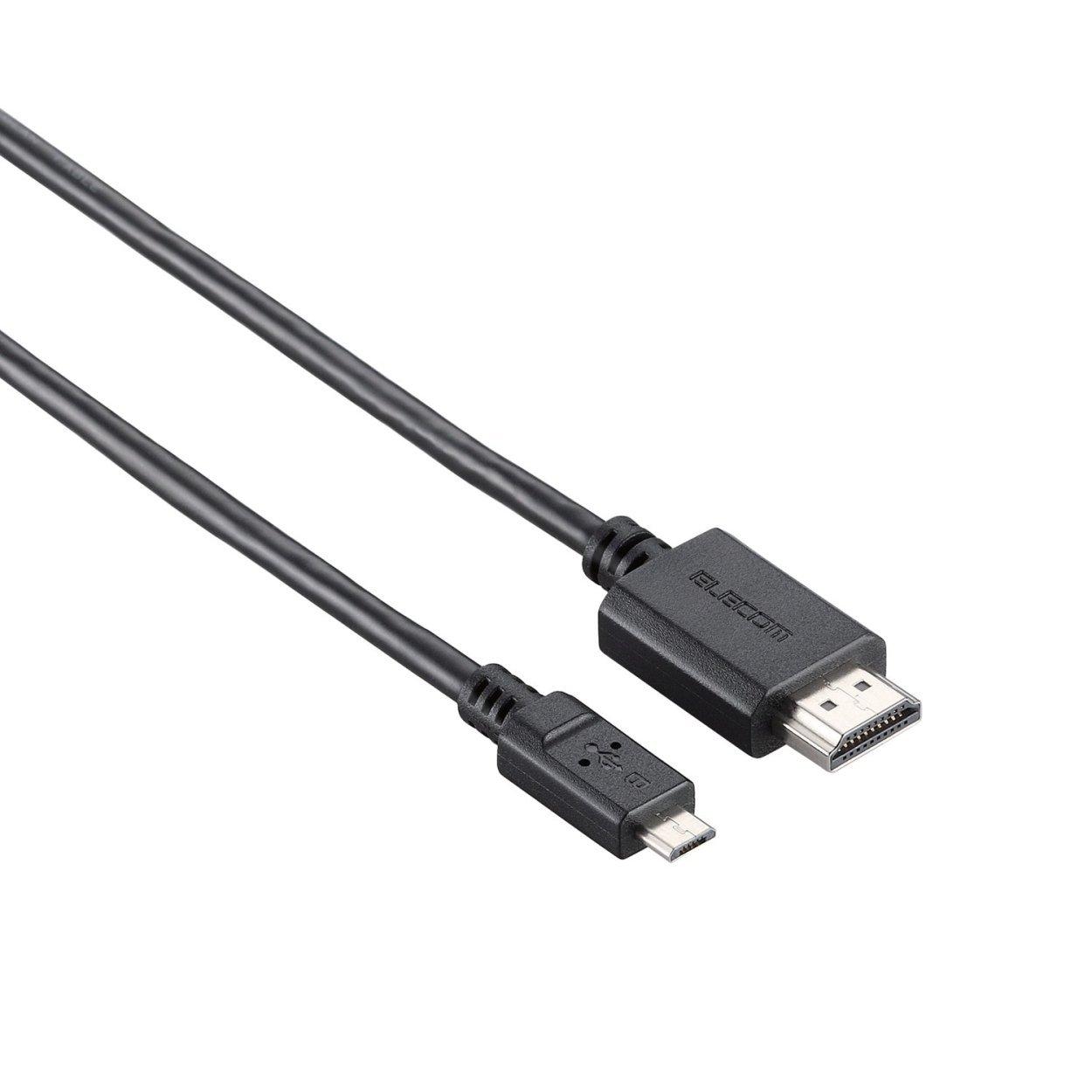 

Кабель ELECOM черный MHL3.0 1,0 м MPA-MHL3C10BK