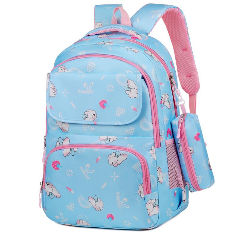 Print Animal Cartoon Children Backpack Durable Breathable Schoolbag Student