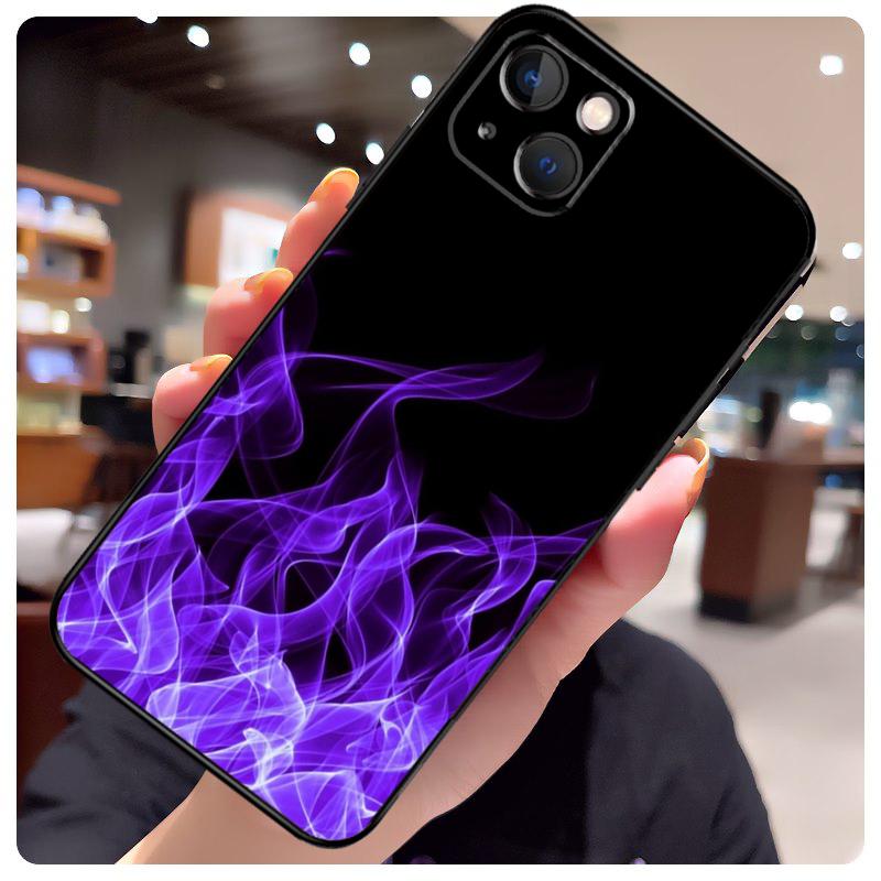 

Синий Красный Огненный Чехол Для iPhone 14 Pro Max 16 15 11 12 13 17 Pro Max mini 15 16 Plus 16e 17 Air Чехол для Телефона iPhone 16 Plus
