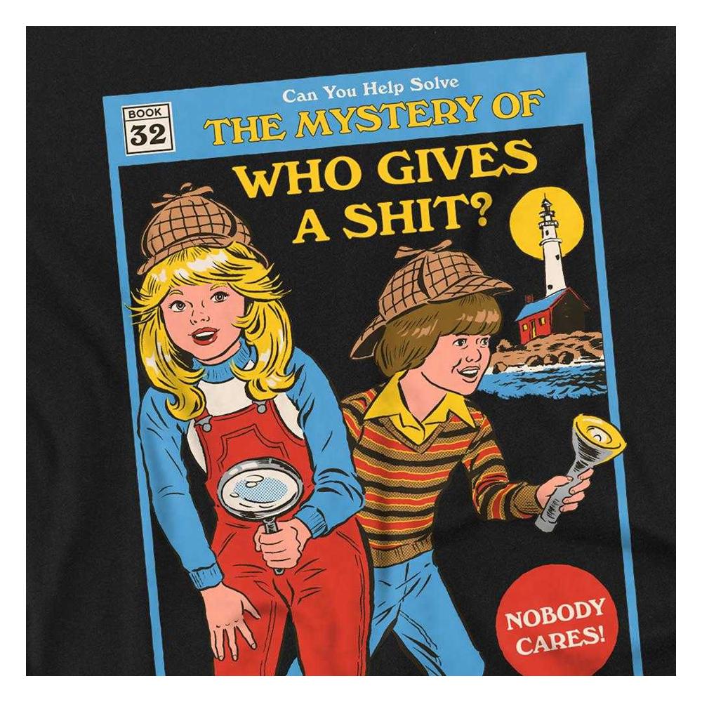Steven Rhodes Unisex Adult Who Gives A Shit Long-Sleeved T-Shirt