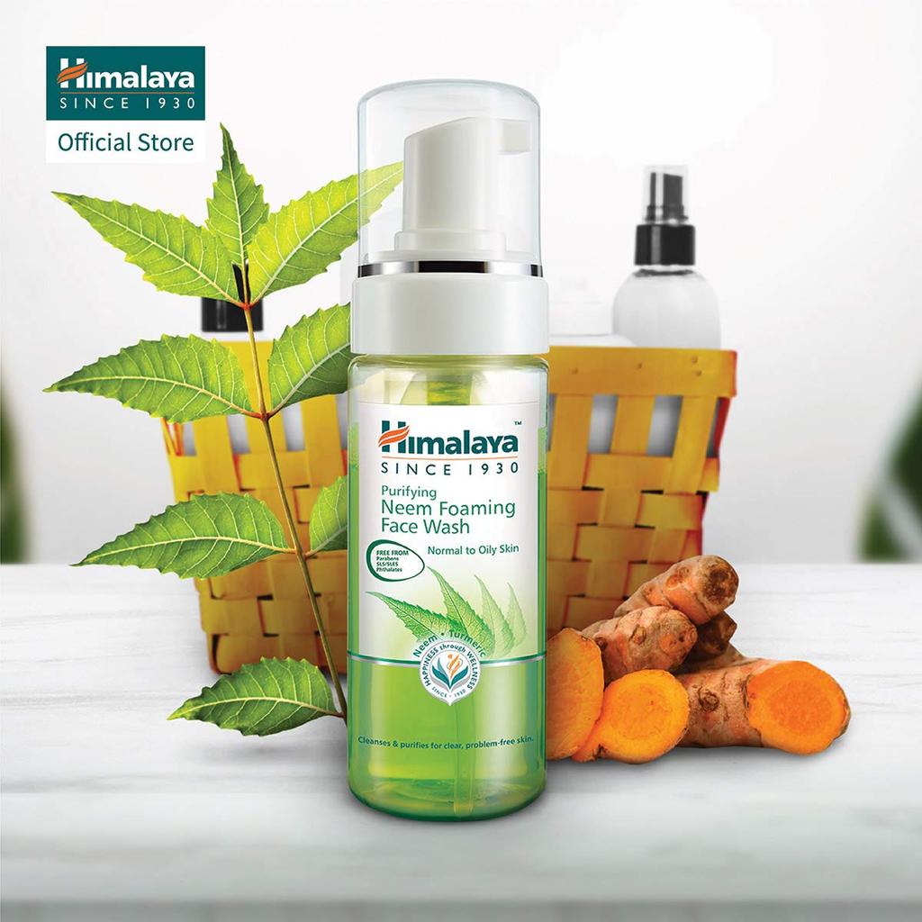 Himalaya Purifying Neem Foaming Face Wash 150Ml Pack Of 1 For Smooth Radiant Skin Cleansing And Refreshing Daily Care