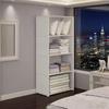 Simple Multi-layer Floor-standing Bookshelf: Narrow Corner Storage Rack for Living Room