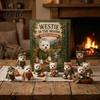 Limited Collection Dog Toys Westie in The Woods Advent Calendar, 24-Day Christmas Countdown Surprise Blind Box Figure Set, West Highland White Terrier