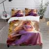 Princess Duvet Cover Set Pretty Girls King Paris Themed Bedding Set Polyester Cityscape Romantic Pink