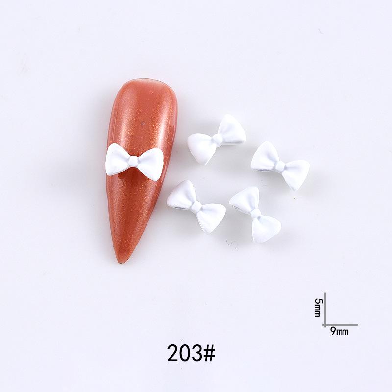 New Cute Bow Heart Nail Art: Frosted Matte Blue & Pink