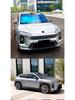 Compatible with NIO EC6: Modified Pluto Style Front Lip, Rear Lip, Top Wing, Tail Wing, Wind Deflector, Fender Trim, and Mirror Cover Kit.