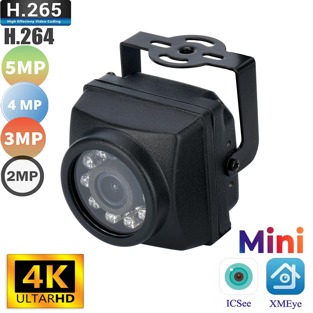 8MP 4K 940nm IR IP Camera 5MP Night Vision Mini Indoor 10LED Onvif H.265 Security System Video Surveillance Audio Cam XMEYE SDK 7