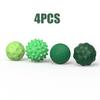 4/8 pieces Magnetic Sensory Silicone Ball Hand Touch Ball Soft Massage Training Raised Point Waist and Back Foot Massage Ball