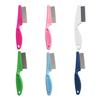 Pet Grooming Comb Stainless Steel Fine-Tooth Pet Hair Comb Multifunctional Flea Comb Debris And Tear Stain Removal Tool for Dogs Cats