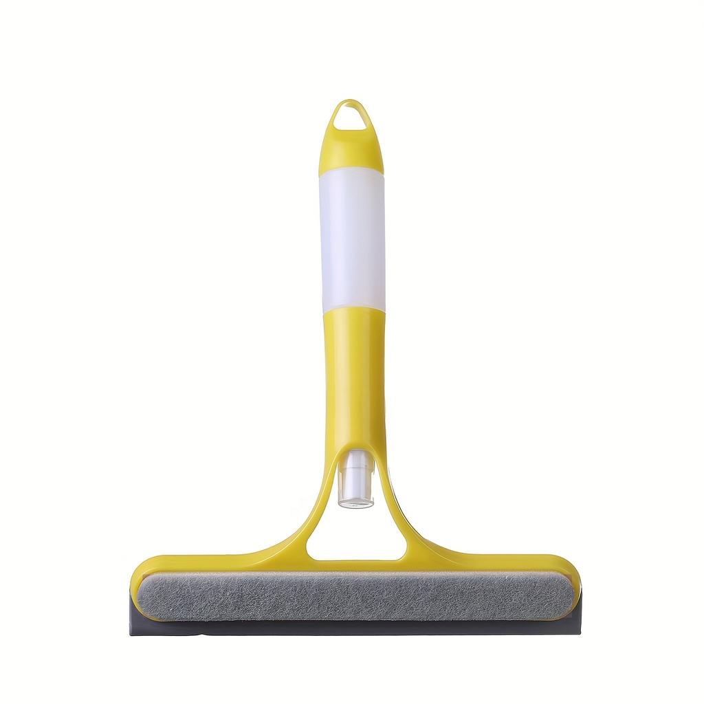 3-In-1 Multi-Functional Glass Cleaning Tool with Sprinkler, Polypropylene (PP) Plastic, for Bathroom, Kitchen, Living Room, Bedroom, Toilet