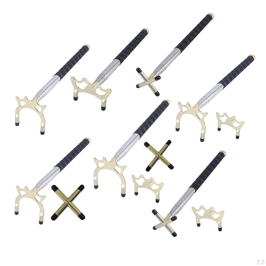 Billiards Pool Cue Bridge Removable Head