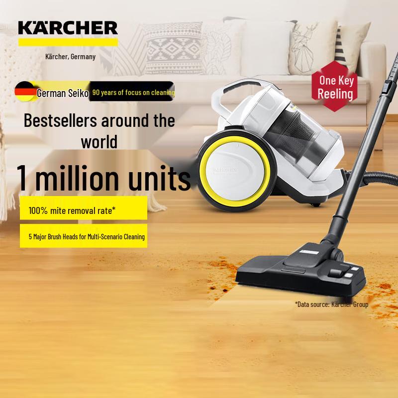 

Karcher VC 3 Plus High Suction Wired Bagless Vacuum Cleaner