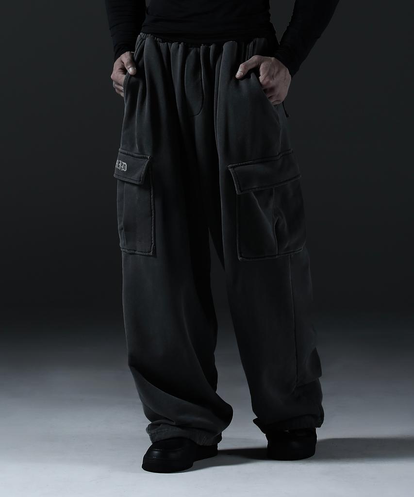 CARMID Pigment Pocket Wide Jogger Pants [Charcoal]