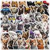 50PCS Surrealist Animal Stickers DIY Phone Case Water Cup Computer Luggage Motorcycle Decoration Waterproof Stickers Toy