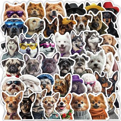 50PCS Surrealist Animal Stickers DIY Phone Case Water Cup Computer Luggage Motorcycle Decoration Waterproof Stickers Toy