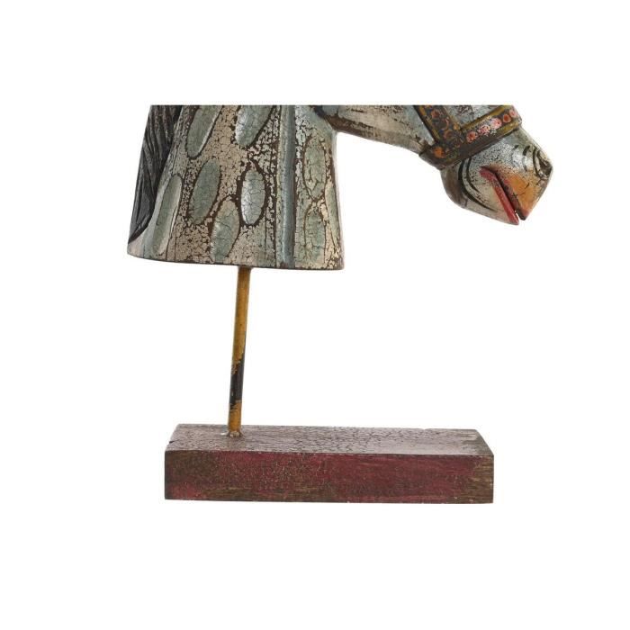 Decorative Horse Figurine Made of Mango Wood (24 X 12 X 35 Cm)