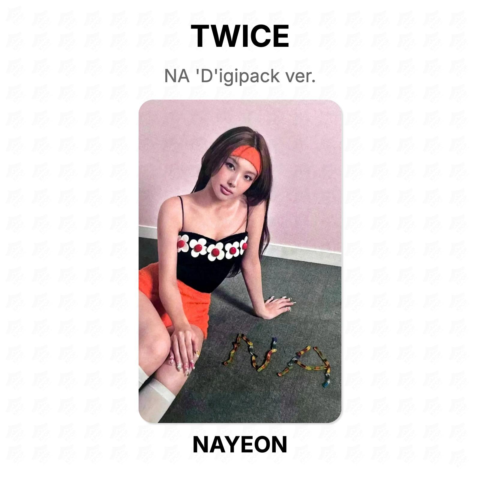 TWICE NA D igipack ver. Official Photocard NAYEON 03