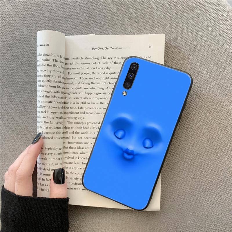 Art Funny Faces Phone Case For Samsung Galaxy A7 A50  51 A70  80 A40 A20 A30 A8 A6 A8 Plus A9 A71