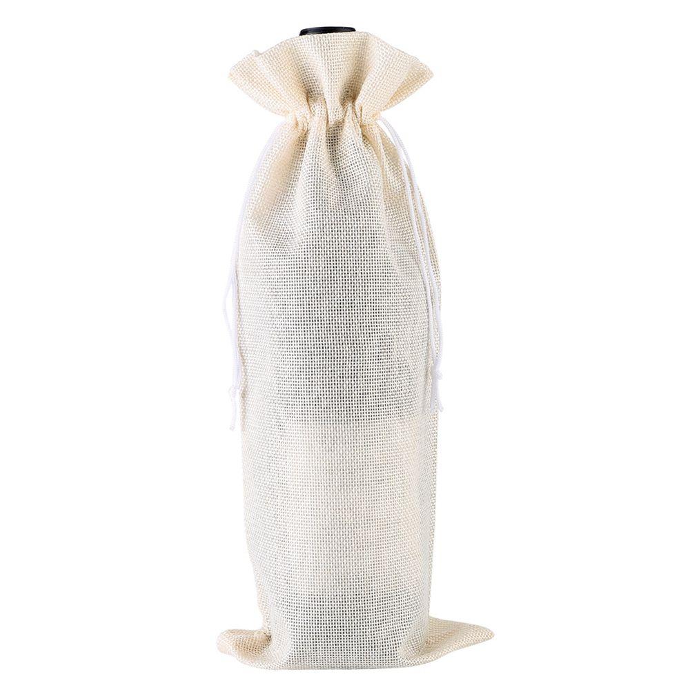 750ml Gift Burlap Linen Party Decoration Wine Bags Wine Bottle Covers Packaging Bag Champagne Pouch