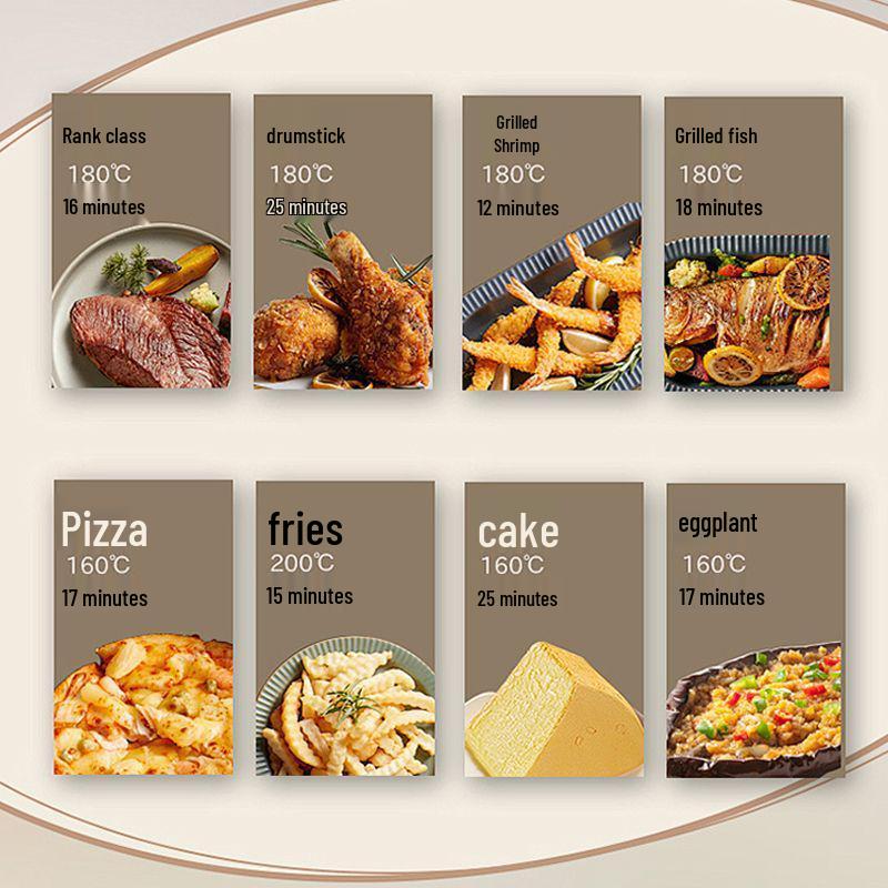 Large Capacity Multifunctional Air Fryer for Oil-Free Cooking