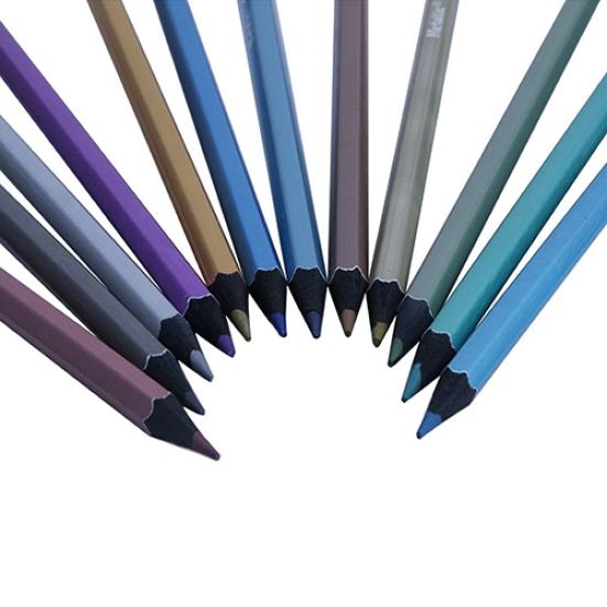 

12 цветов металлические нетоксичные карандаши для рисования ручки для рисования детские подарки