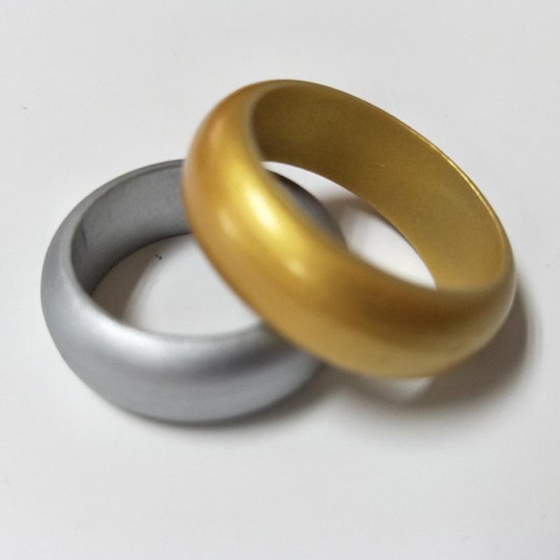 Neuer 8 mm breiter Silikonring für Paare, einfarbig, Outdoor-Sport-Bergsteigerring, Unisex-Silikonring