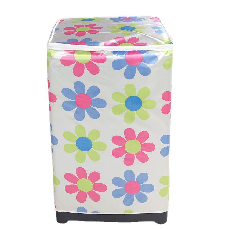 Kang's Satin Fabric Dust Cover for Vertical Pulsator Double Tub Washing Machines