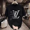 Venta Caliente Hombres Mujeres Camiseta Casual Diseñador Camisetas Estampadas Manga Corta Top Oversize Cuello Redondo Hombres Mujeres Camisetas de Algodón