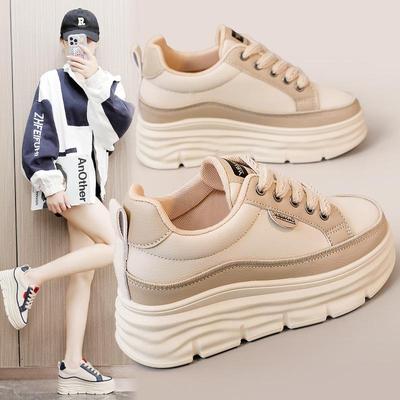 Sneakers Color-Block da Donna W3672 2024: Scarpe traspiranti, con suola spessa e resistenti all'usura per l'estate e l'autunno.