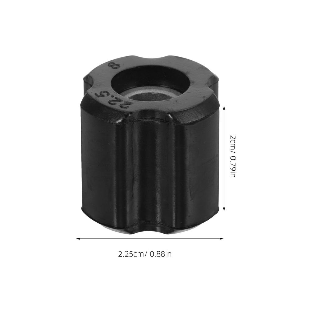 4Pcs Lawn Mower Tube Bearings Replacement Bushings Black 23.5mm Diameter Universal Fit for Grass Trimmer Shrubbery Trimmer Front