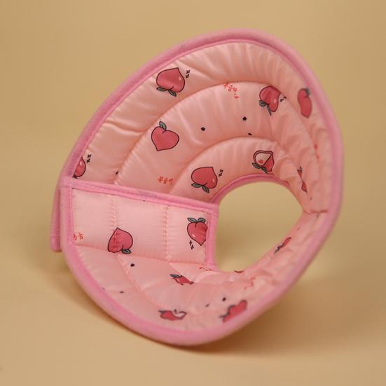 Recovery Cone Cartoon Shape Good Flexibility Adorable Fastener Tape Breathable Mesh Anti-bite Comfortable Pet Recovery Neck Collar Daily Use
