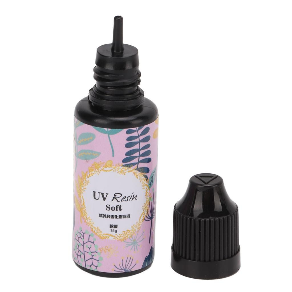 UV Resin Safe Nontoxic Quick Curing High Transparency Less Shrinkage Leakproof UV Epoxy Resin for