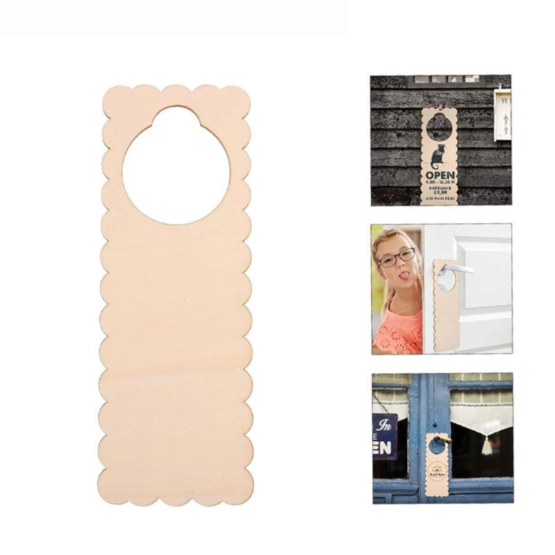 12 Pezzi Appendini in Legno Non Verniciato per Porte Cartelli in Legno Non Verniciato per Artigianato Cartello di Benvenuto Avvisi di Occupazione Decorazione per la Casa